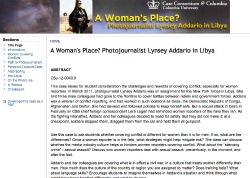 A Woman’s Place? Photojournalist Lynsey Addario in Libya